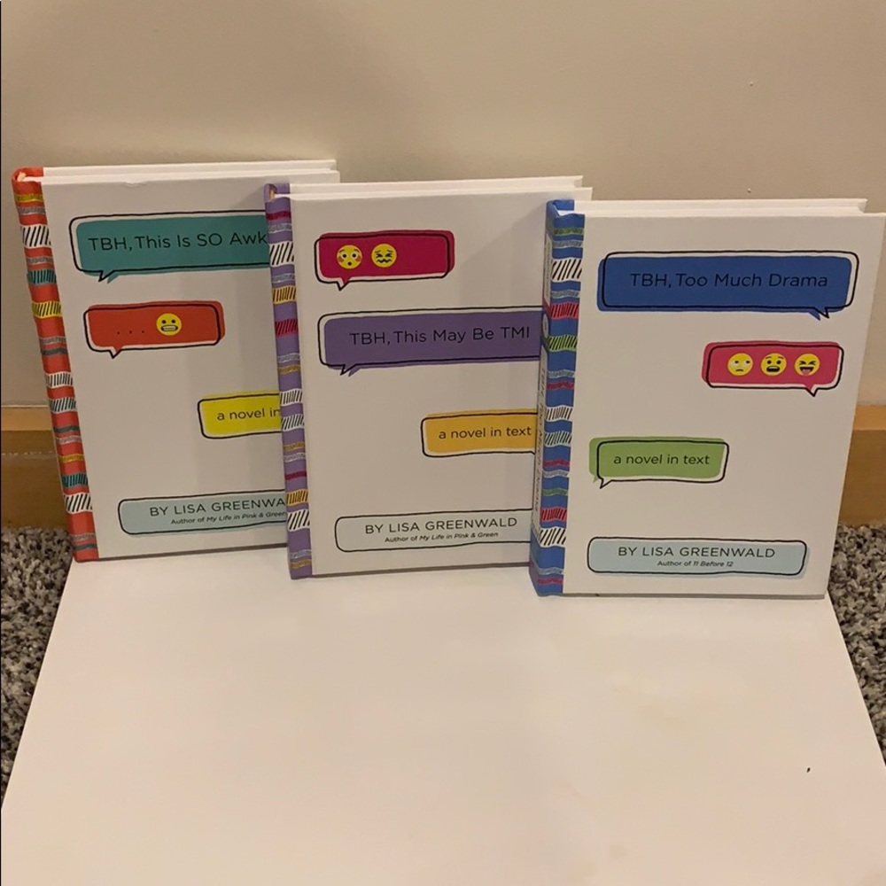 Book bundle of three books written in text